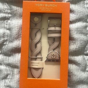 Light pink Tory Burch Apple Watch Band